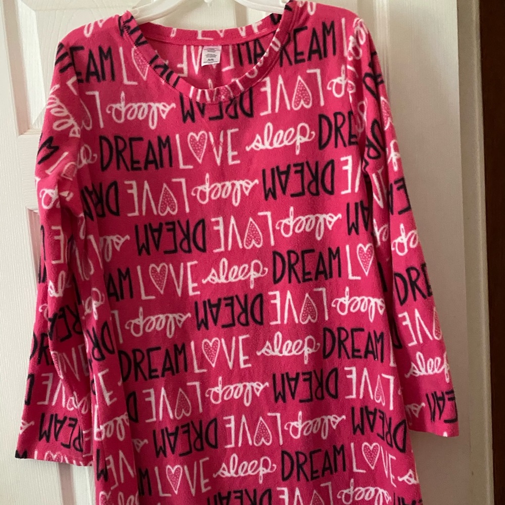 Fleece night gown